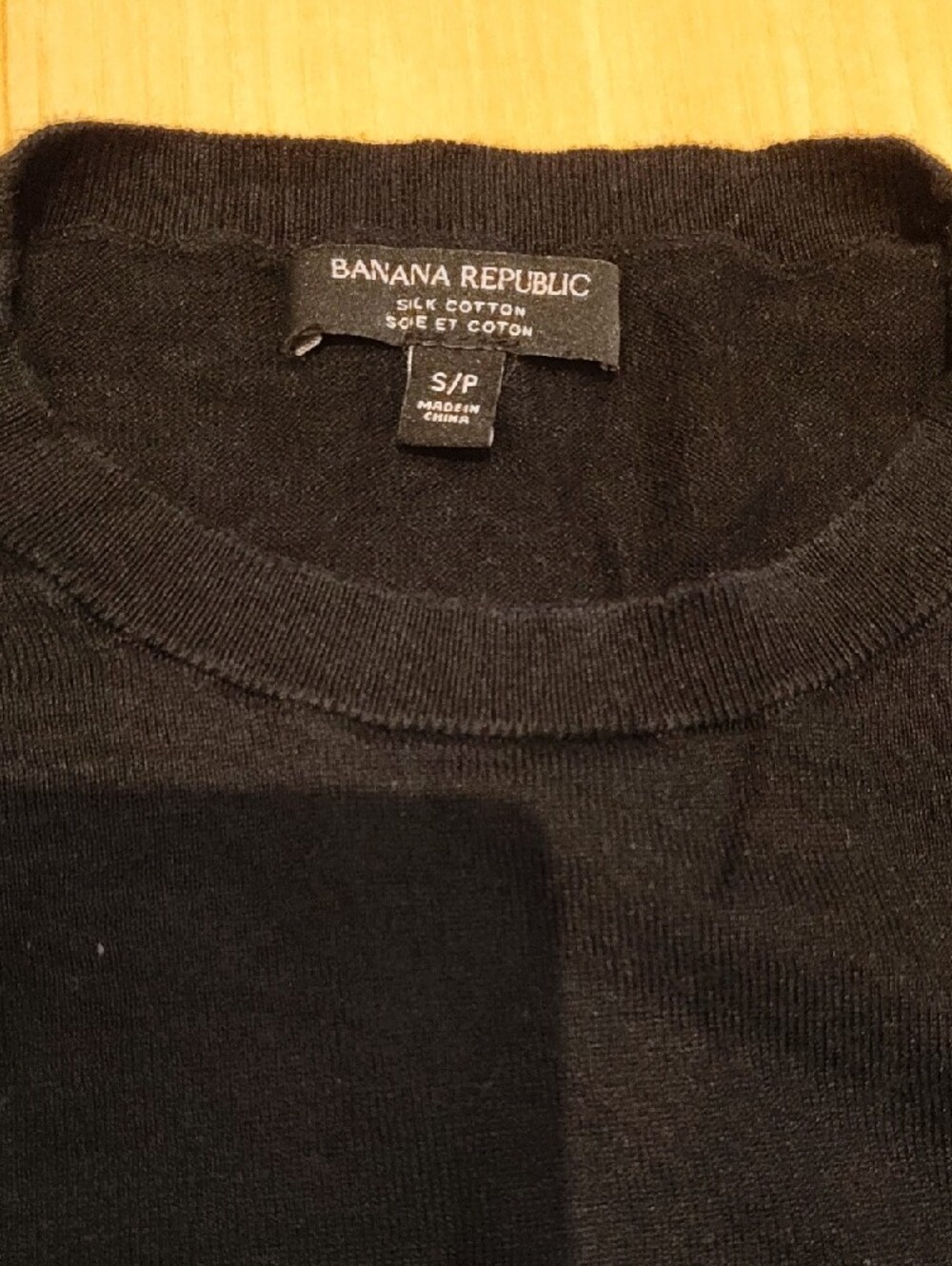 Banana Republic Black Crewneck Sweater - Women's - Picture 2 of 2
